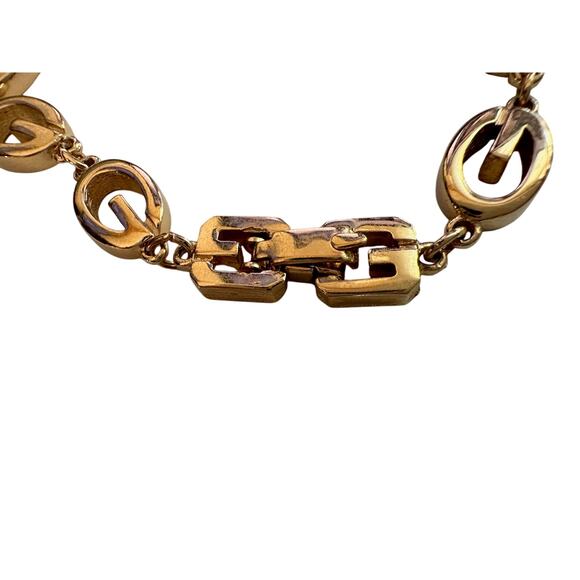 Givenchy G Link Gold Plate Bracelet - Picture 8 of 16
